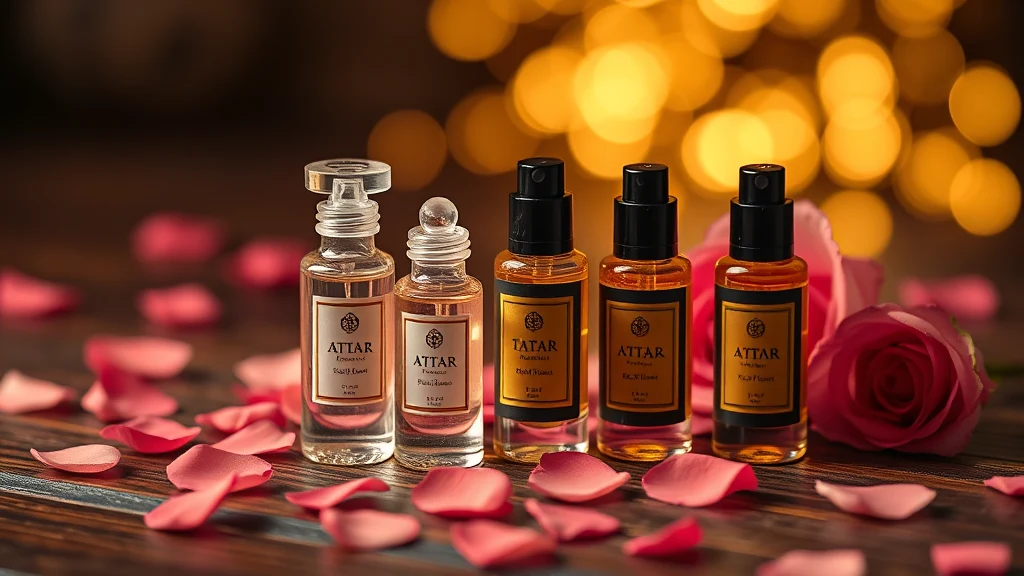 Attar Perfume Guide for Middle Eastern Men: Understanding Traditional Oil-Based Fragrances — attar perfume oil product photography