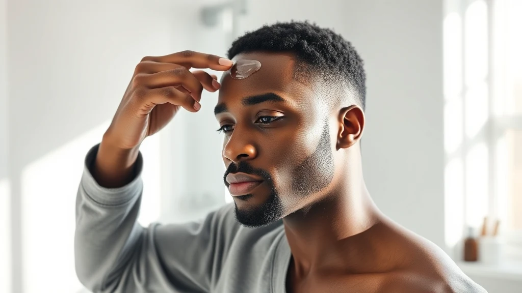 Best Dandruff Shampoo for Black Hair: Flake-Free Without the Dryness — man applying scalp treatment