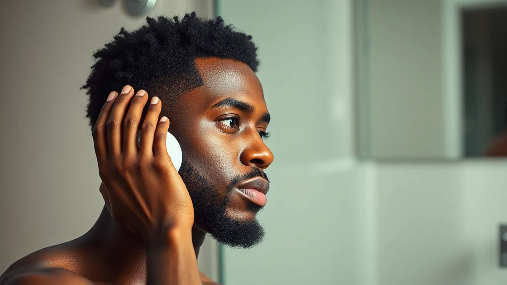 Best Deep Conditioner for 4C Hair (2026) — man applying hair moisturizer