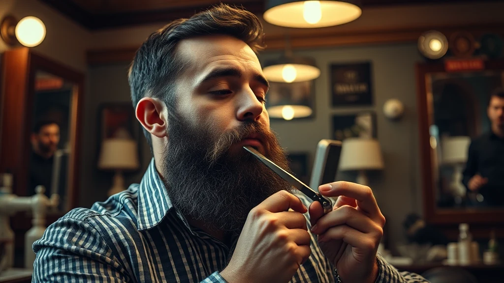 Best Electric Shavers for Jewish Men: Tested Against Halachic Standards — man shaving with straight razor