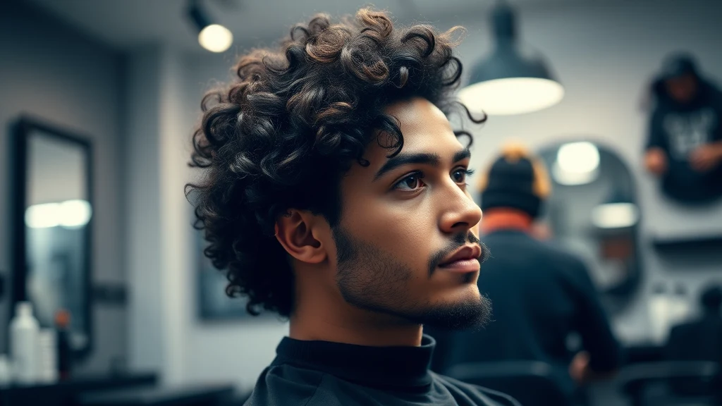 Best Gel for Curly Hair Men: No-Crunch Hold That Lasts All Day — man with natural curly hair