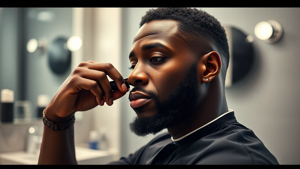 Best Gel for 4C Hair: Hold, Definition, and Zero Flaking — man styling hair with hair product