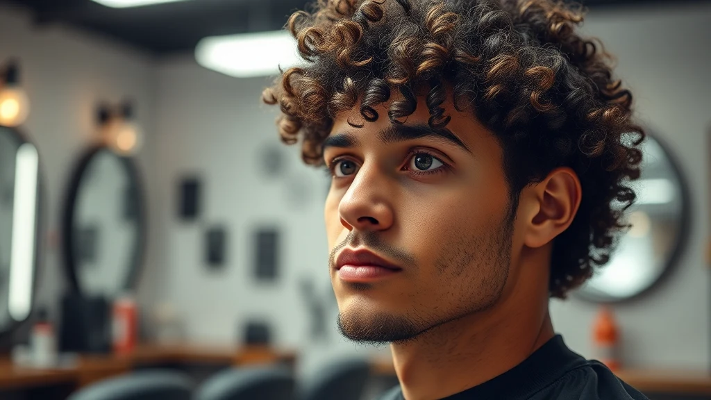 Best Leave-In Conditioner for Curly Hair Men: Moisture Without Heaviness — man with natural curly hair