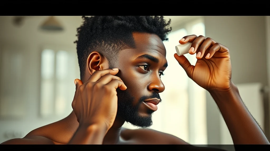 Best Leave-In Conditioner for 4C Hair: Moisture That Actually Lasts — man applying hair moisturizer