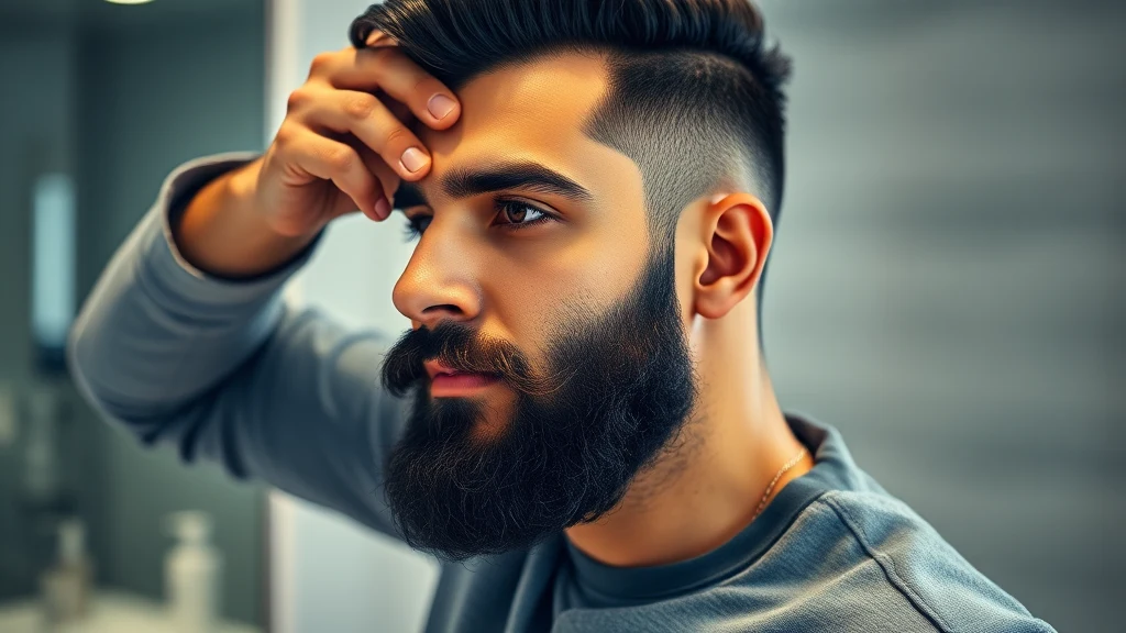 Best Pomades for Thick Wavy Middle Eastern Hair: Hold, Shine, and Control Without Crunch — man styling hair with hair product