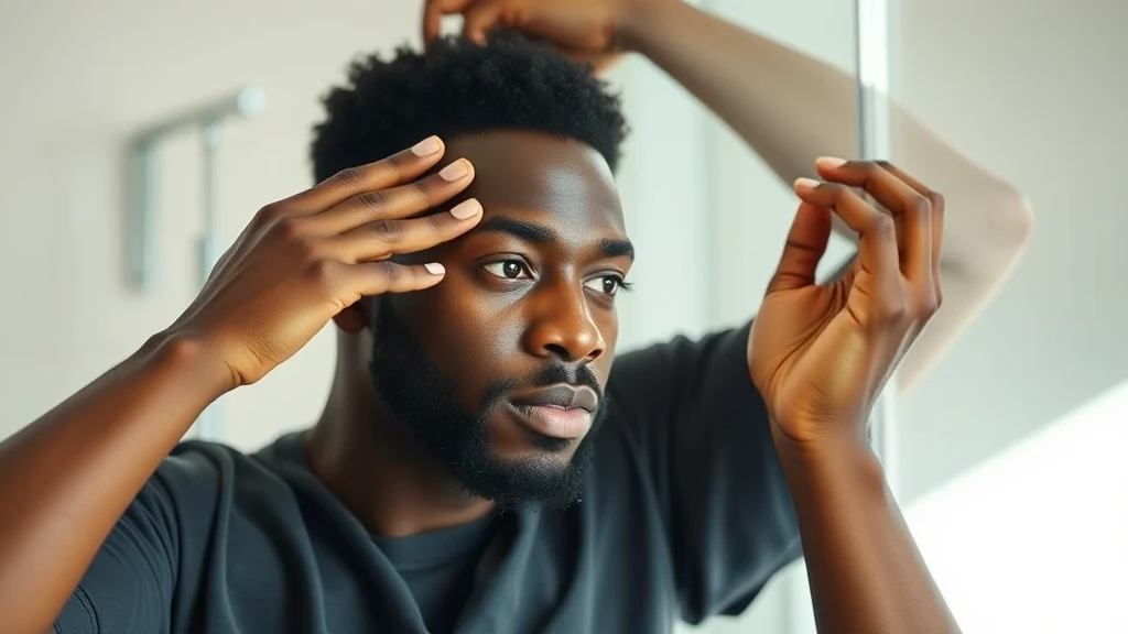 Black Male Hair Care Tips: The Essential Guide (2026) — man applying hair moisturizer