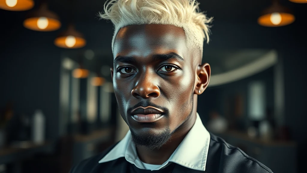 Blonde Hairstyles for Black Men: 12 Fire Looks (2026) — Black man with blonde colored hair