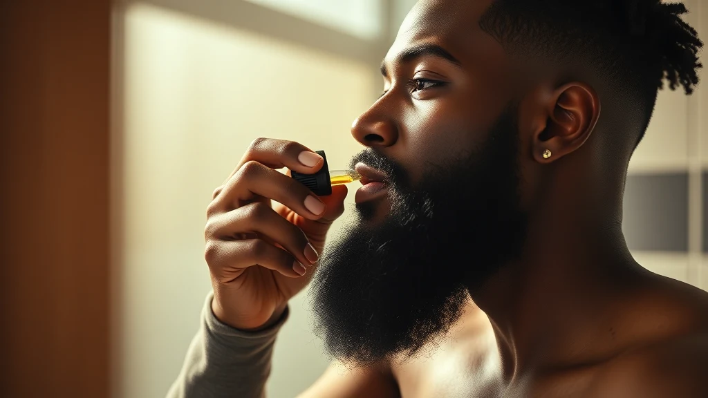 Can You Use Beard Oil on Your Hair? — man applying beard oil to beard