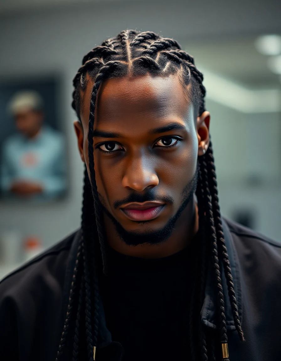 ASAP Rocky-inspired The Current Look hairstyle on a model