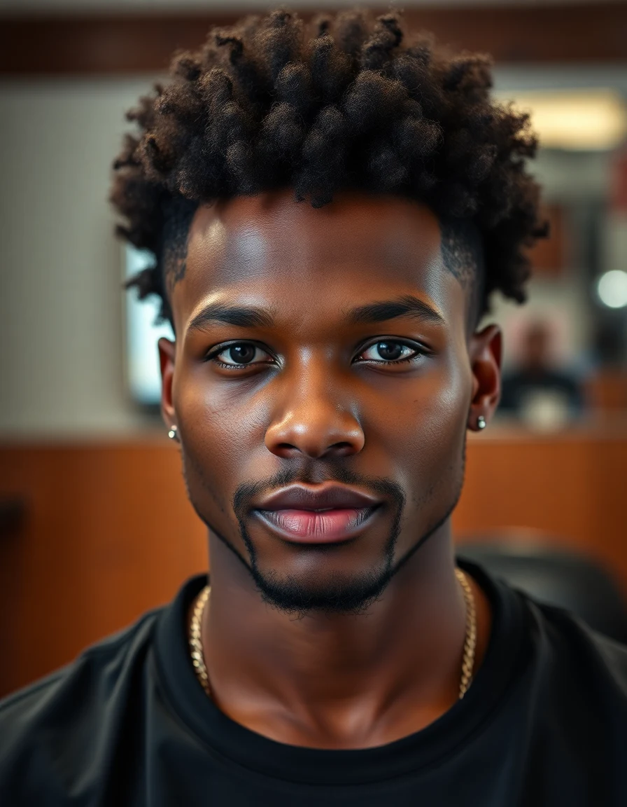 Drake-inspired The Degrassi Years (2001 to 2009) hairstyle on a model