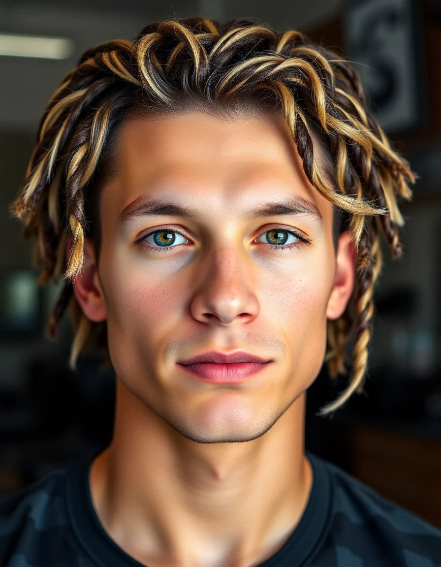 Timothee Chalamet-inspired The Current Era hairstyle on a model