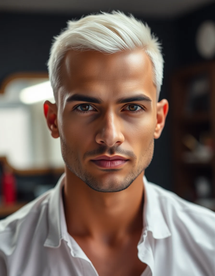 Zayn Malik-inspired Post-One Direction Rebellion hairstyle on a model