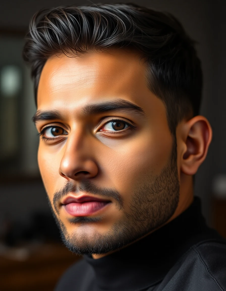 Zayn Malik-inspired Mature Minimalism hairstyle on a model