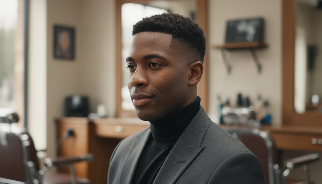 Shadow fade haircut — ultra-soft barely visible gradient with minimal contrast