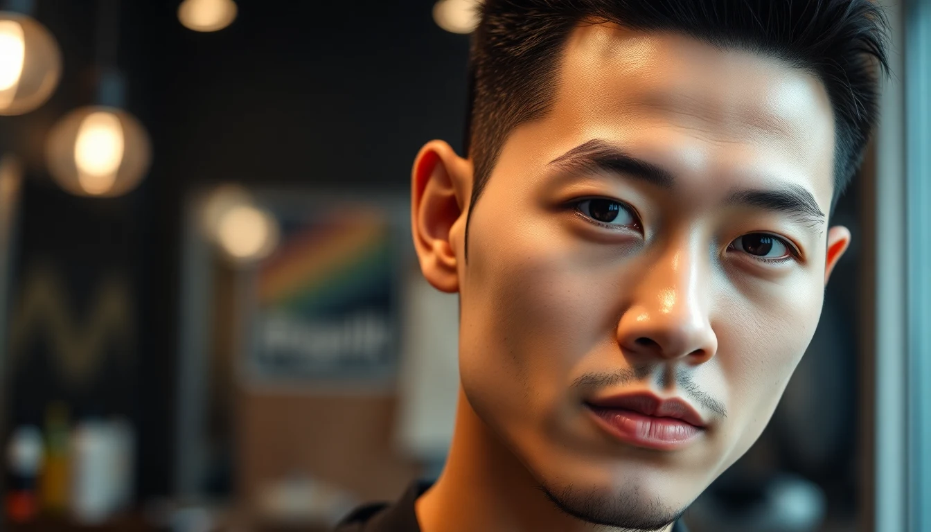 Asian Undercut: The Best Undercut Styles for Asian Men’s Hair (2026) — Asian man with undercut hairstyle