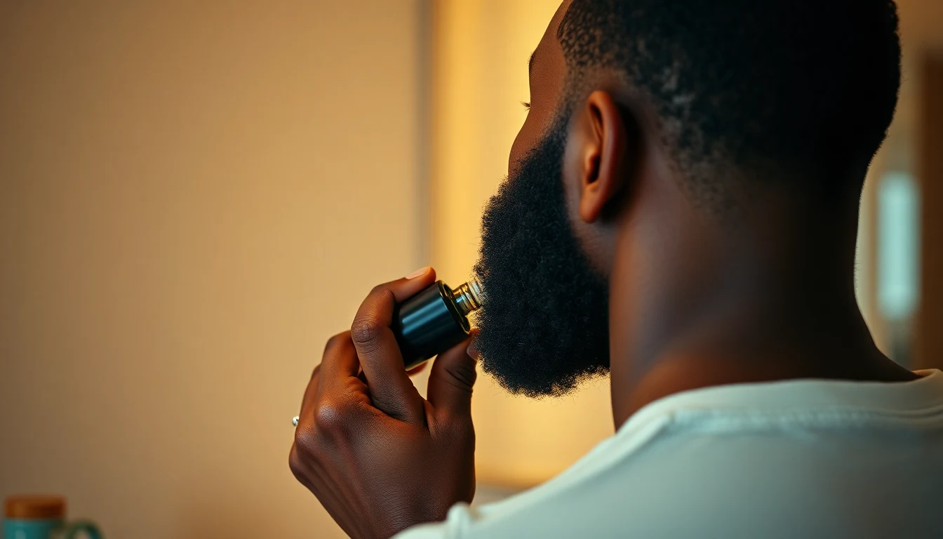 Beard Oil Benefits: 9 Reasons to Start Using It Today — man applying beard oil to beard