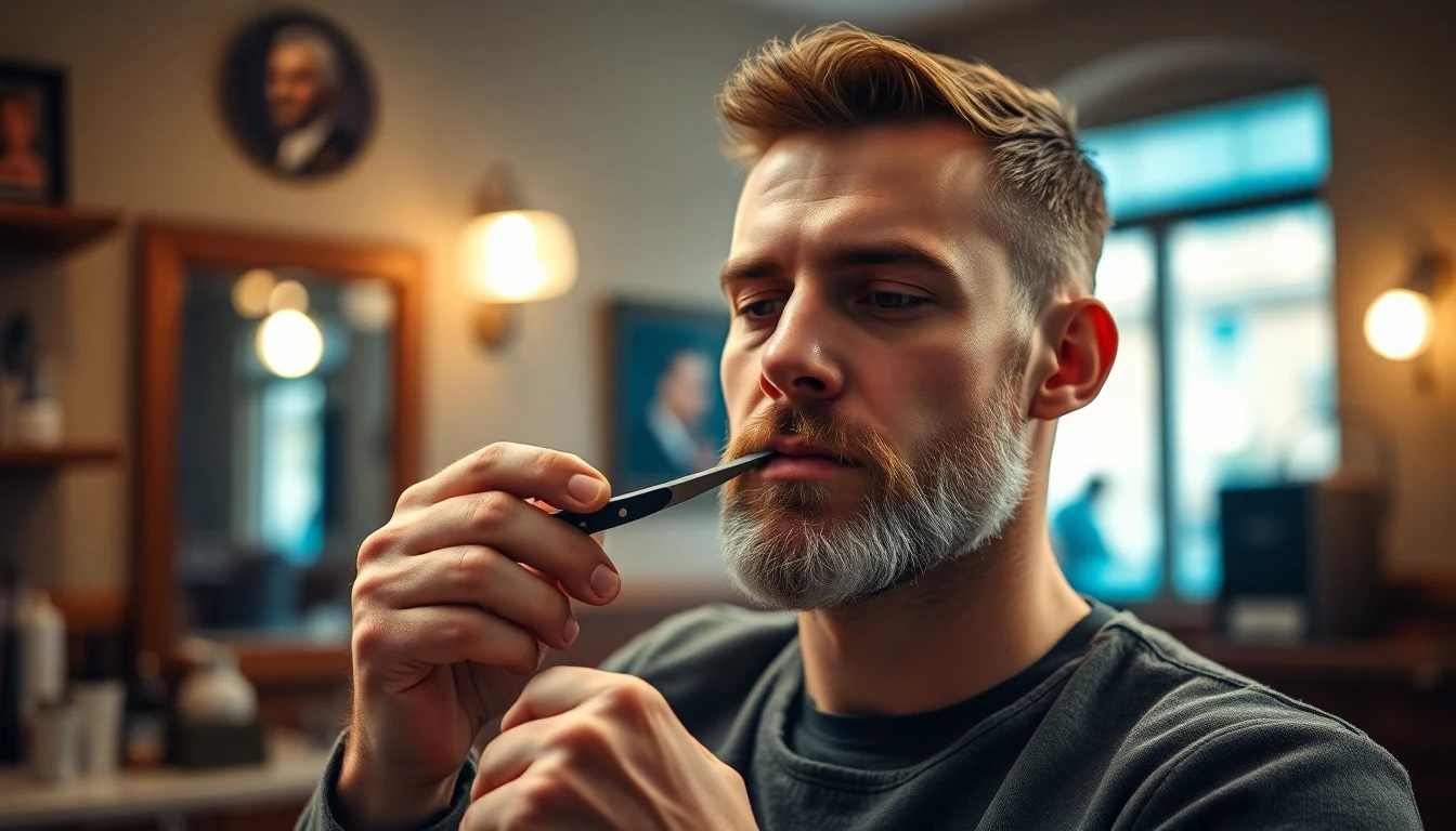 Best Aftershaves for Sensitive Skin Men: Soothing Balms and Alcohol-Free Options That Actually Work — man shaving with straight razor