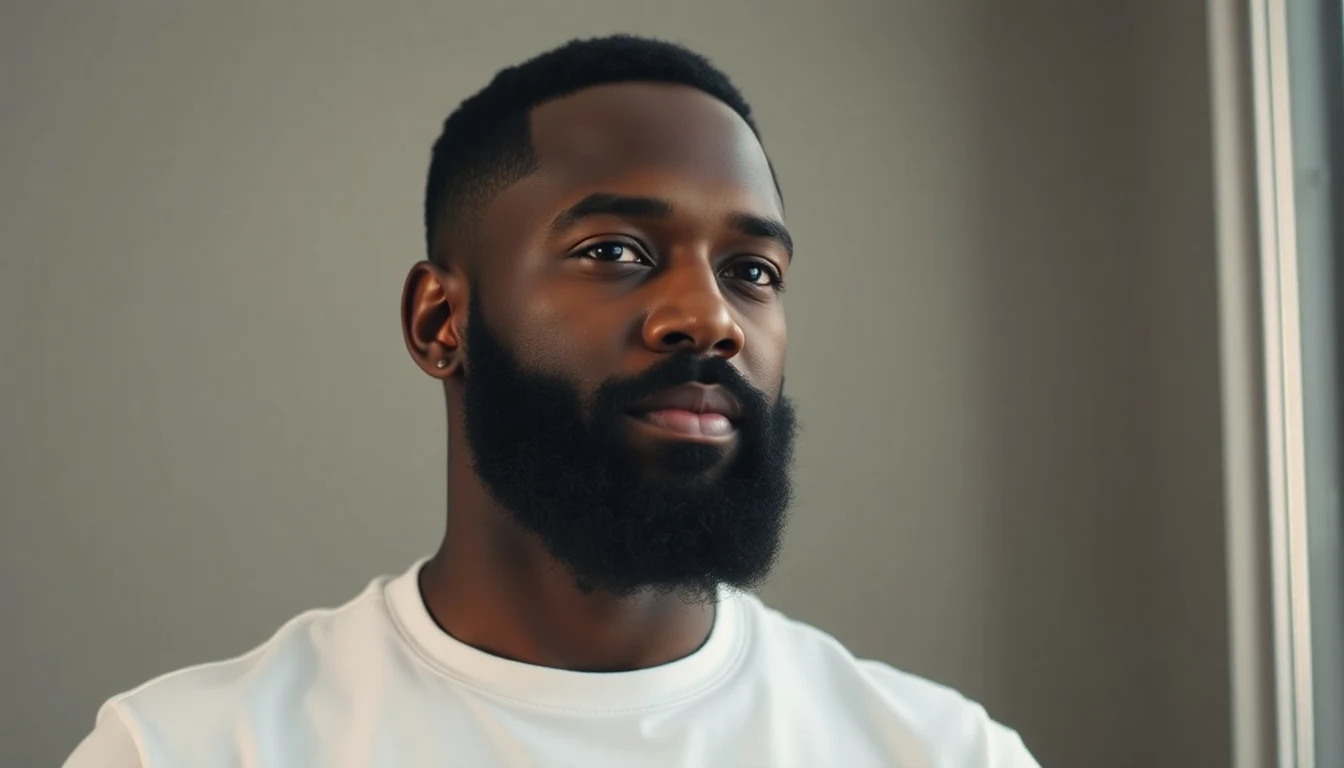 Best Beard Dye for Black Men (2026) — man with dyed beard