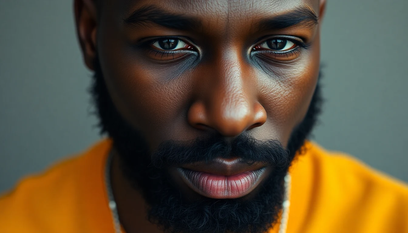Best Beard Dye for Black Men (2026) — man with dyed beard