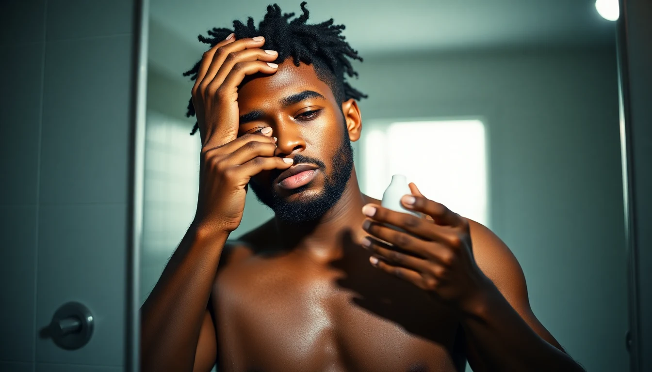 Best Deep Conditioner for 4C Hair (2026) — man applying hair moisturizer