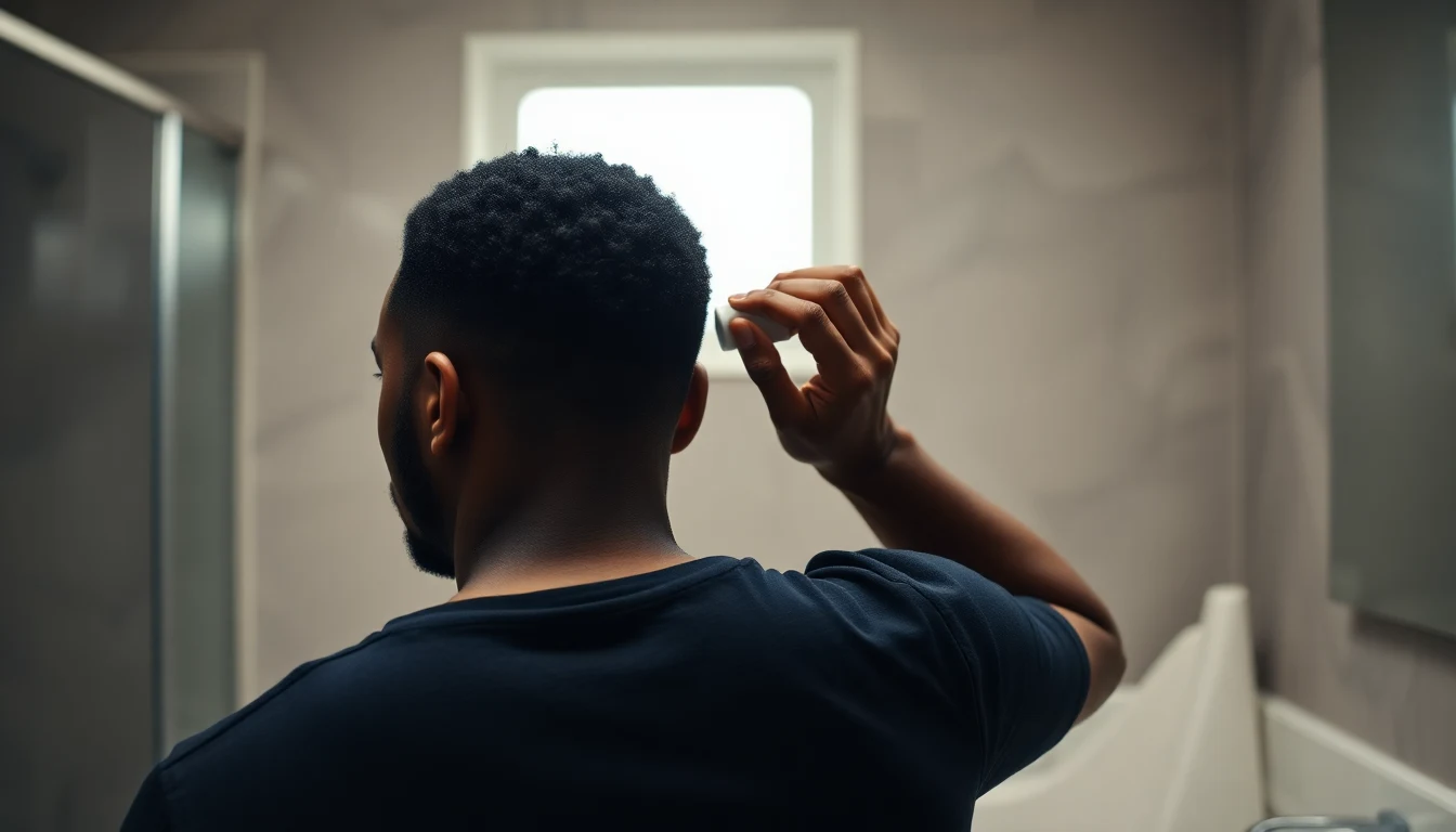 Best Deep Conditioner for 4C Hair (2026) — man applying hair moisturizer