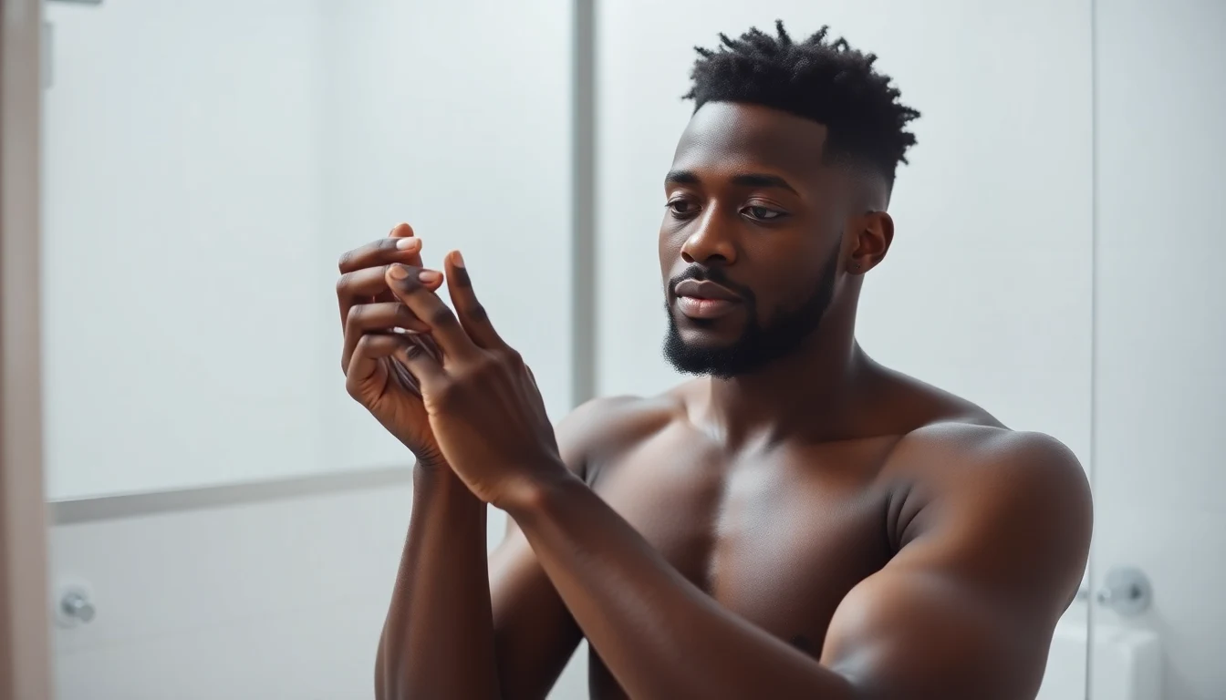 Best Deep Conditioner for 4C Hair (2026) — man applying hair moisturizer