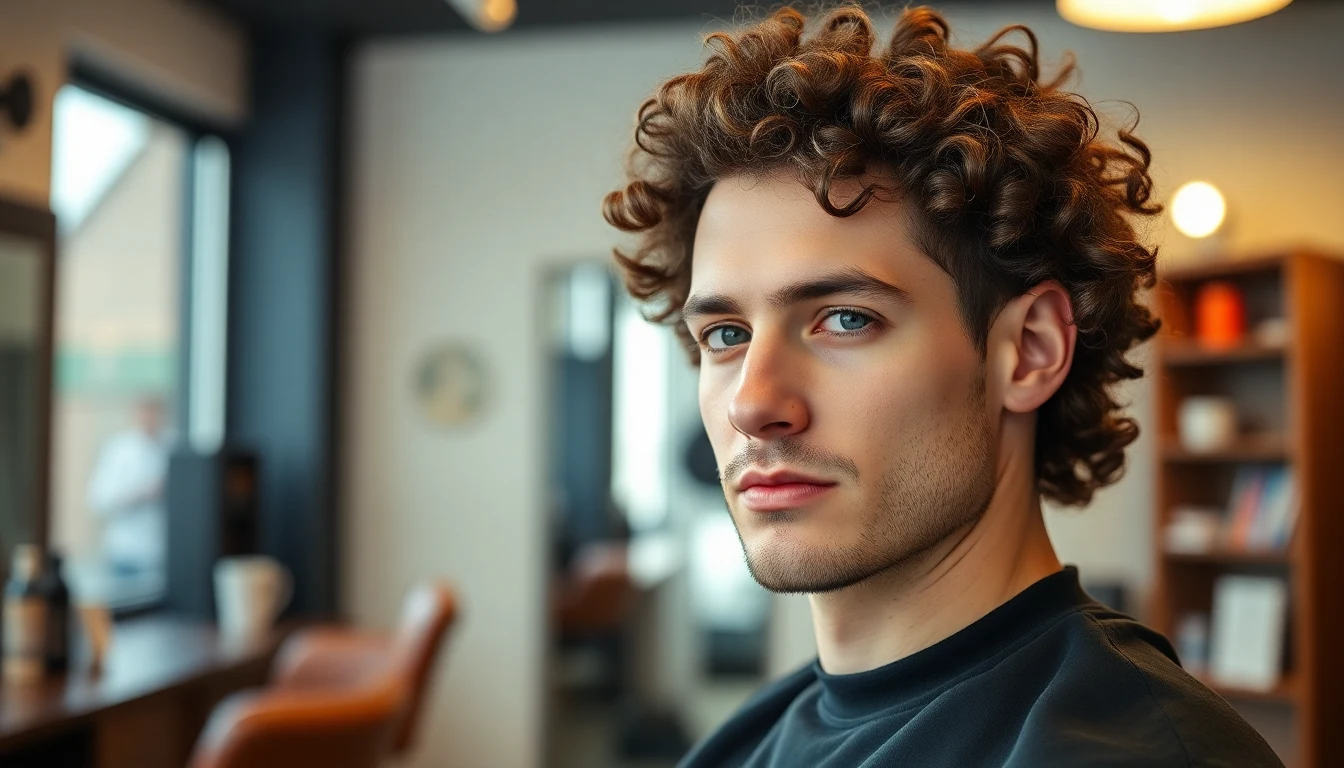 Best Gel for Curly Hair Men: No-Crunch Hold That Lasts All Day — man with natural curly hair