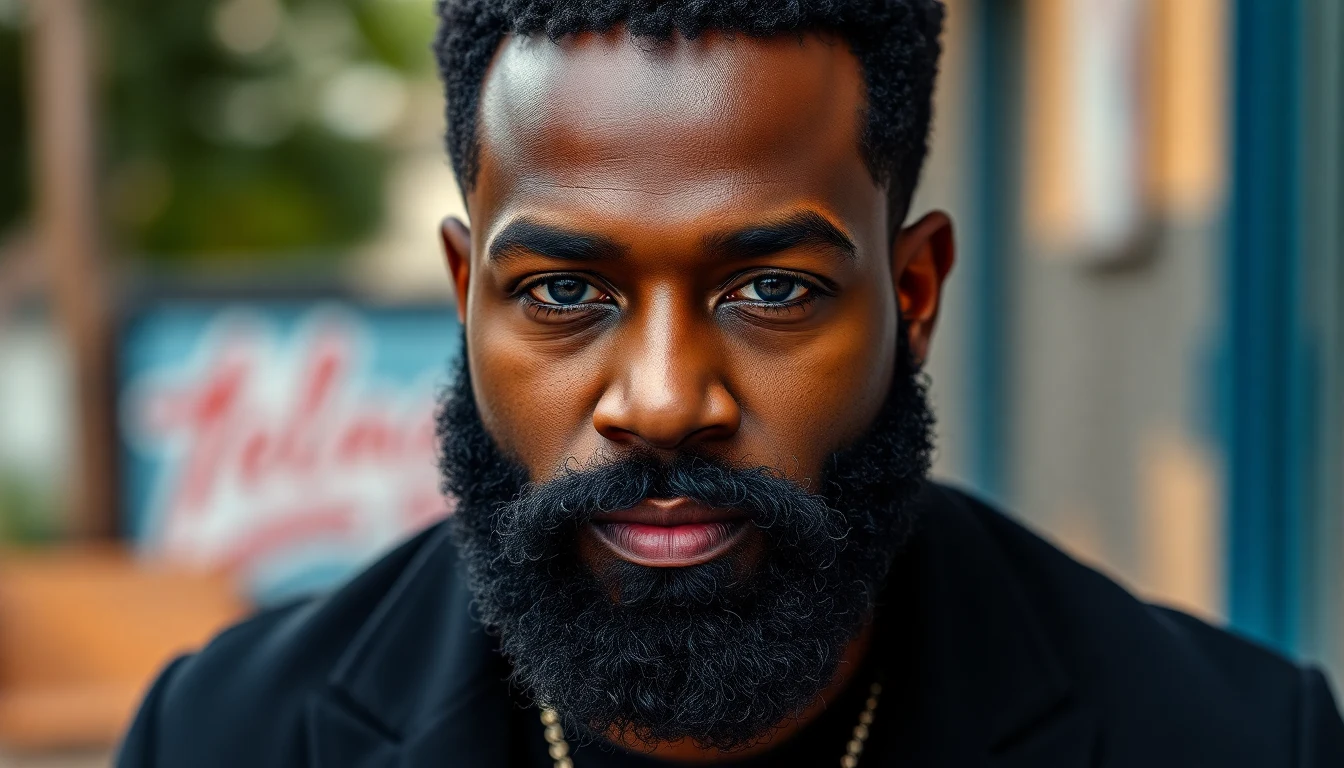 Best Hair Dye for Black Men (2026) — man with dyed beard