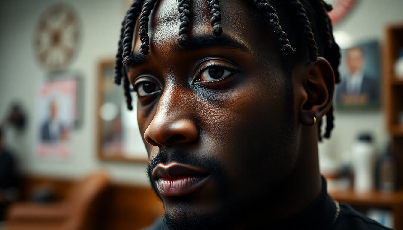 Best Hair for Box Braids: A Complete Buying Guide (2026) — man with cornrows