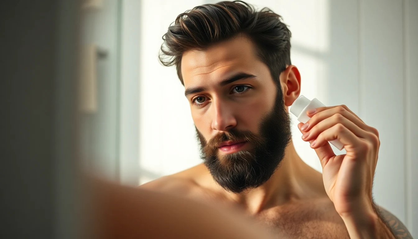 Best Hair Oils for Long Kesh: Lightweight, Turban-Safe Formulas Ranked — man applying hair moisturizer