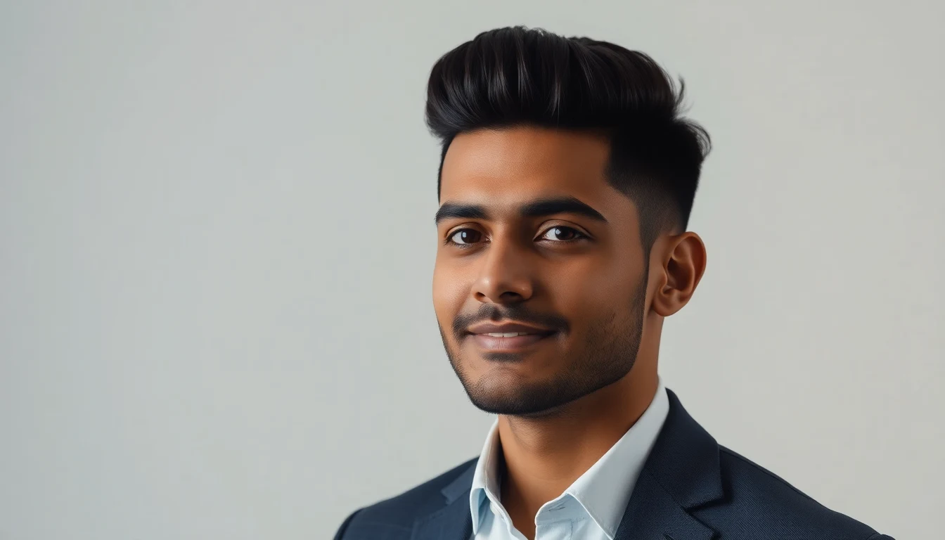 Best Hair Products for South Asian Men: Pomades, Oils, and Serums — South Asian man with stylish haircut