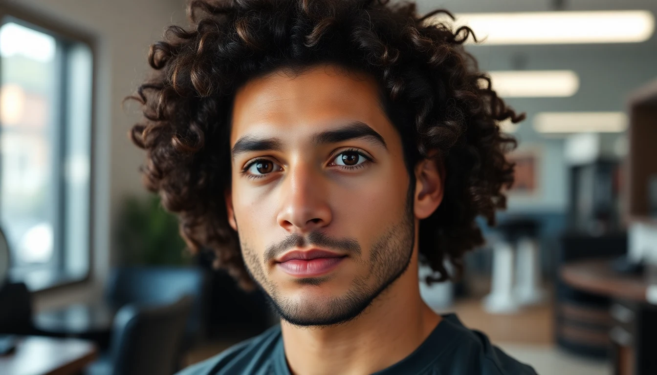 Best Leave-In Conditioner for Curly Hair Men: Moisture Without Heaviness — man with natural curly hair