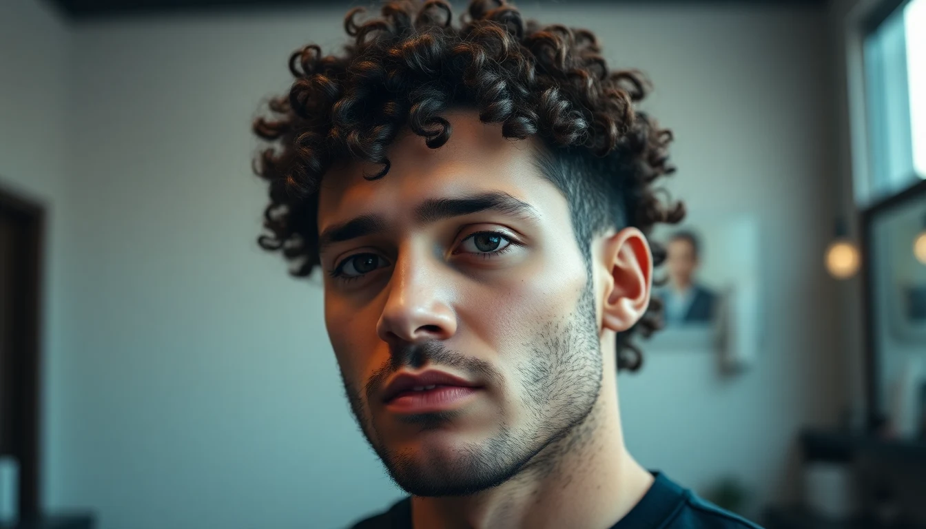 Best Leave-In Conditioner for Curly Hair Men: Moisture Without Heaviness — man with natural curly hair