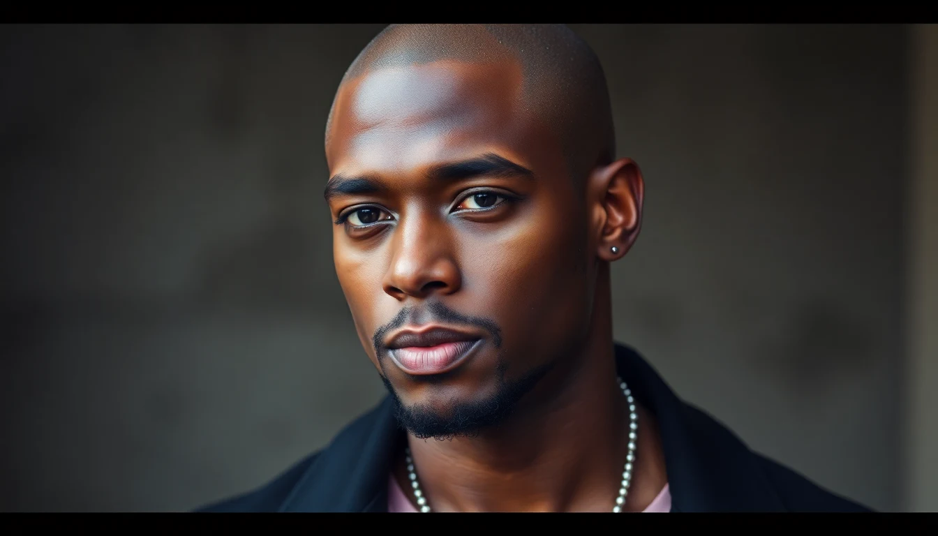 Best Moisturizer for Black Bald Head — confident man with shaved bald head