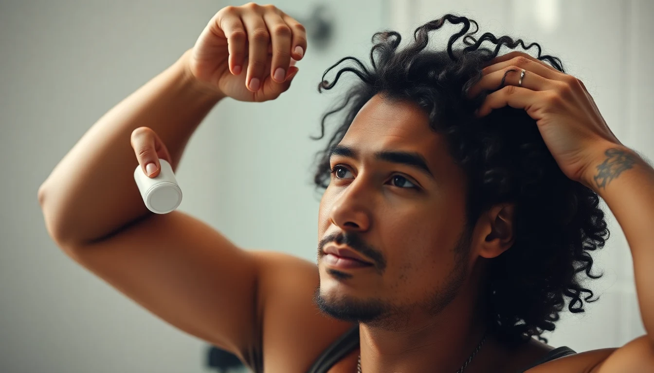 Best Natural Hair Oils for Very Thick, Coarse Hair (Ranked) — man applying hair moisturizer