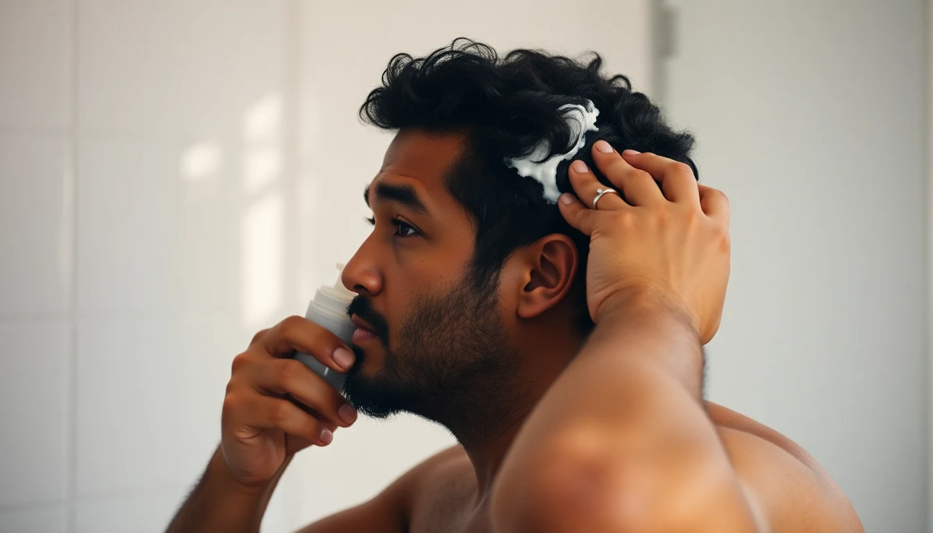 Best Natural Hair Oils for Very Thick, Coarse Hair (Ranked) — man applying hair moisturizer