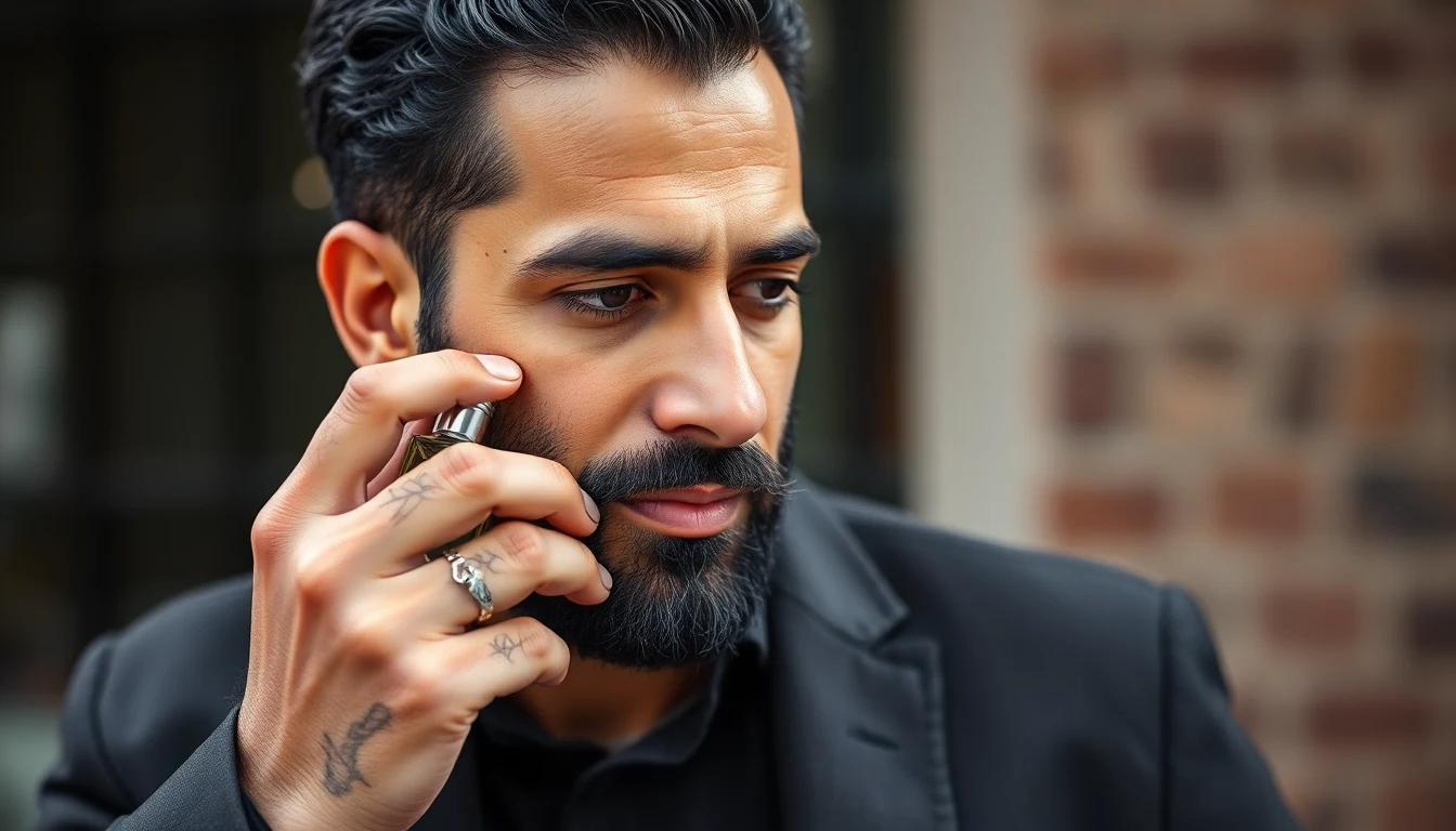 Best Niche Fragrances Under $100 for Men — man applying cologne