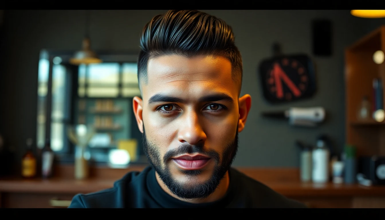 Best Pomade for Hispanic Hair: Hold, Shine, and Weather Testing — Latino man with stylish haircut
