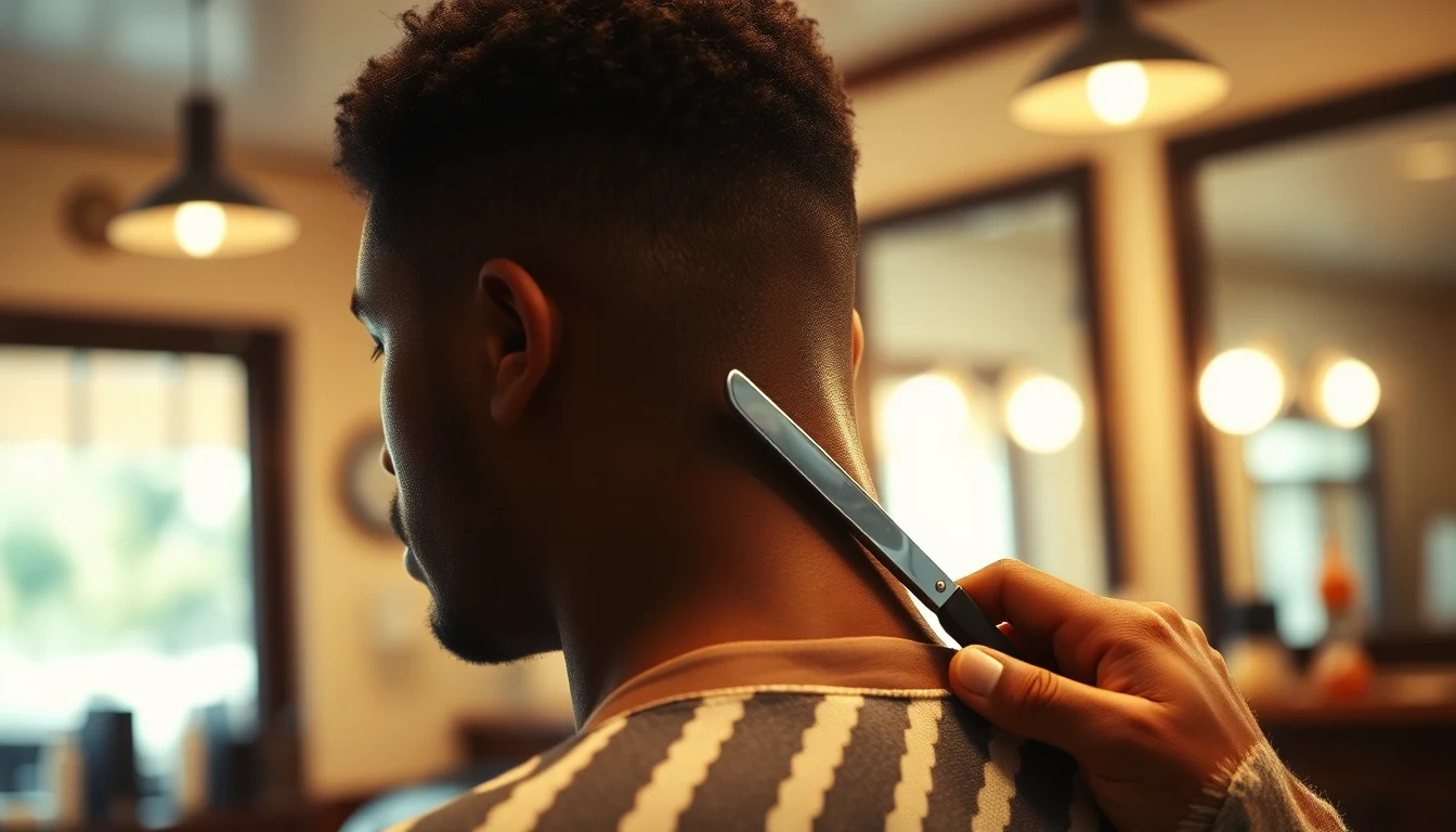 Best Shaving Creams for Black Men: Smooth Shaves, Zero Bumps — man shaving with straight razor