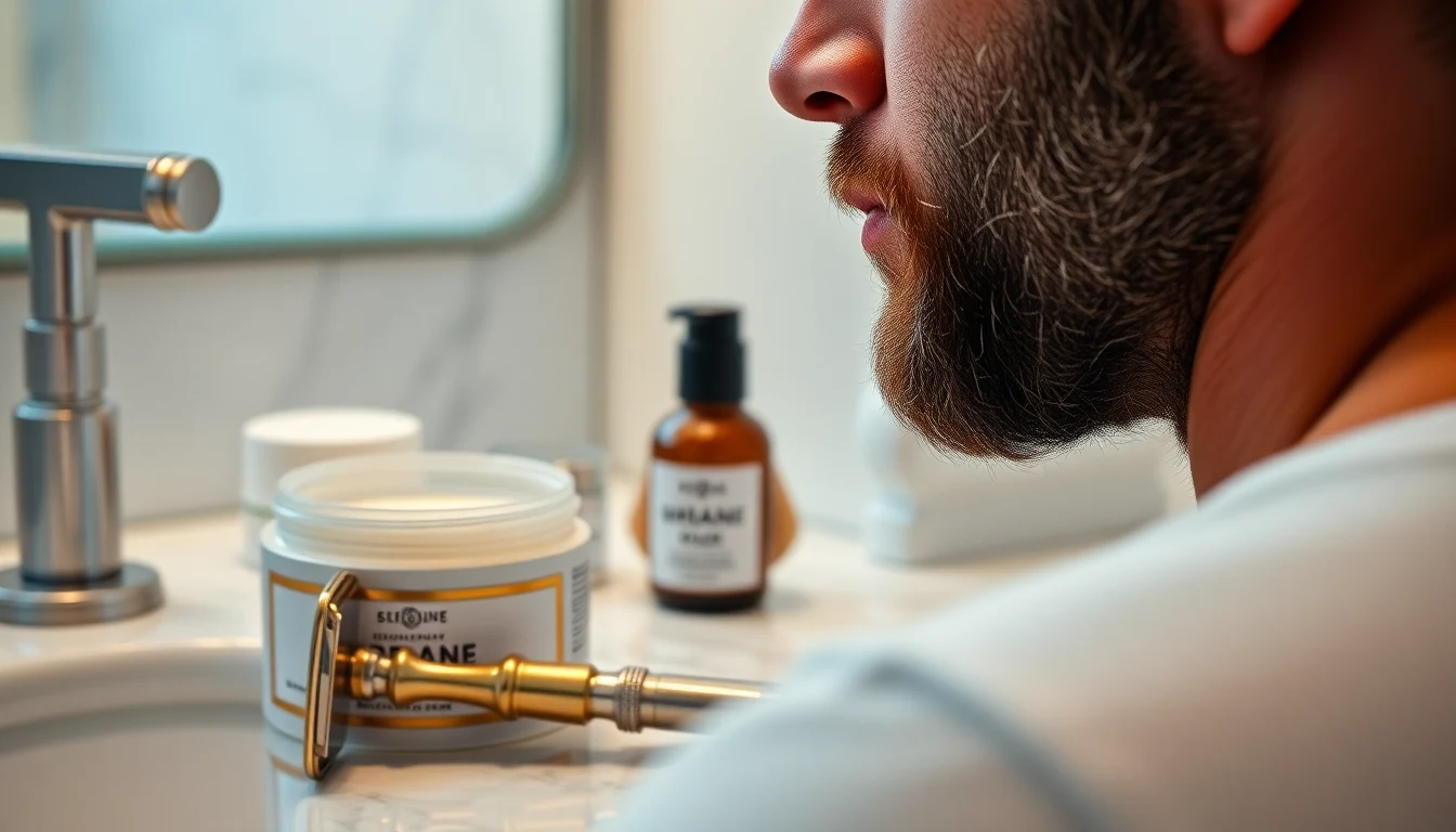 Best Shaving Cream for Straight Razor: What to Use and Why — shaving products flat lay