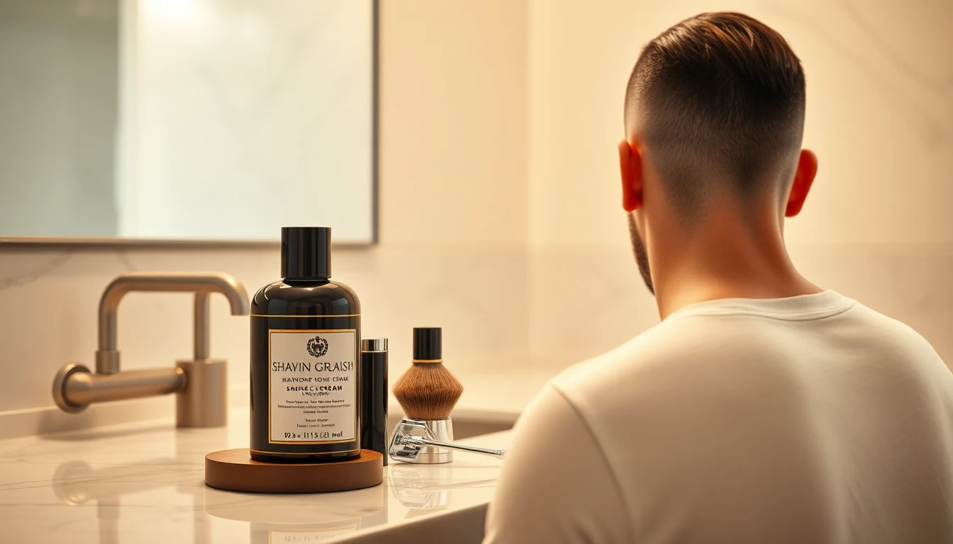 Best Shaving Cream for Straight Razor: What to Use and Why — shaving products flat lay