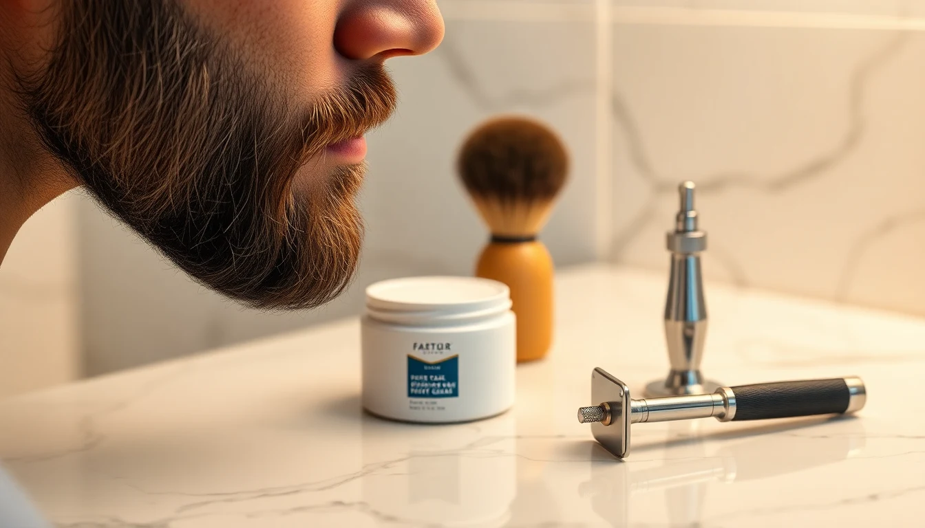 Best Shaving Cream for Wet/Dry Electric Shavers — shaving products flat lay