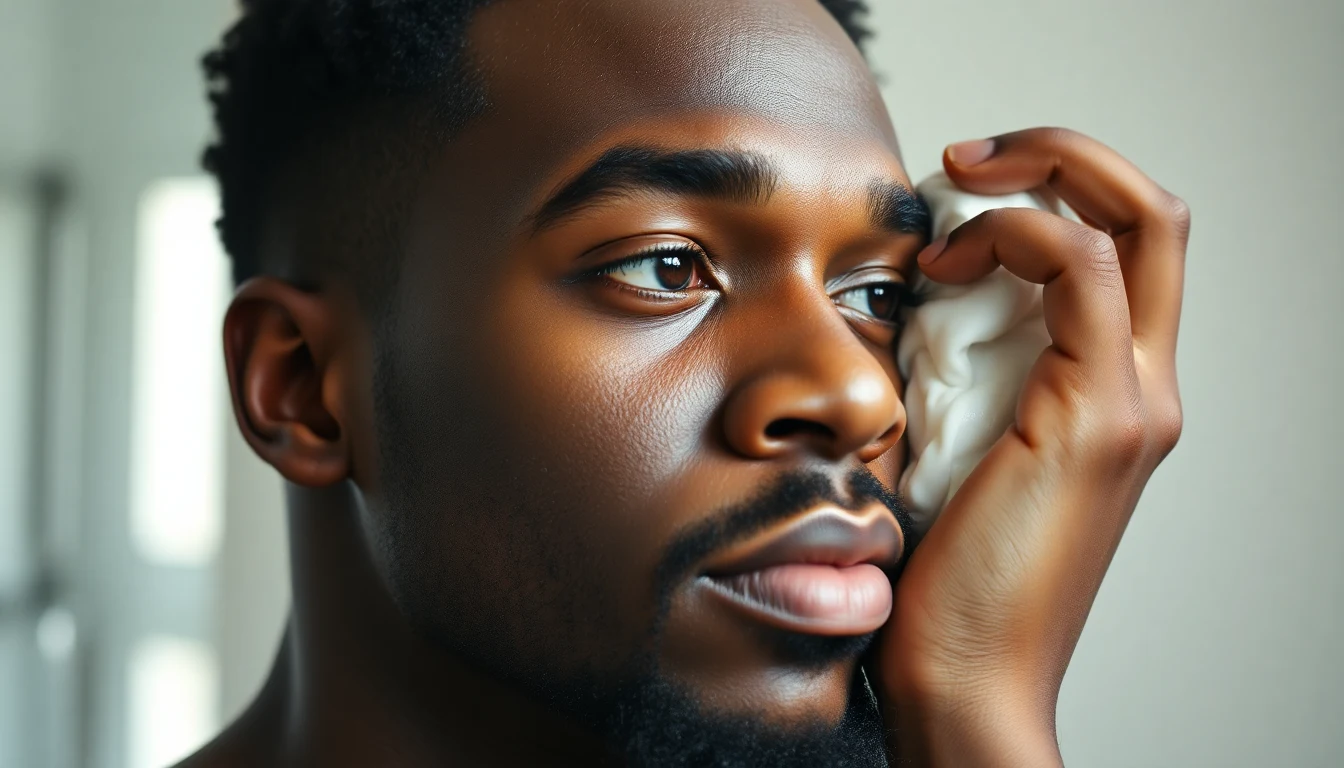 Black Male Hair Care Tips: The Essential Guide (2026) — man applying hair moisturizer