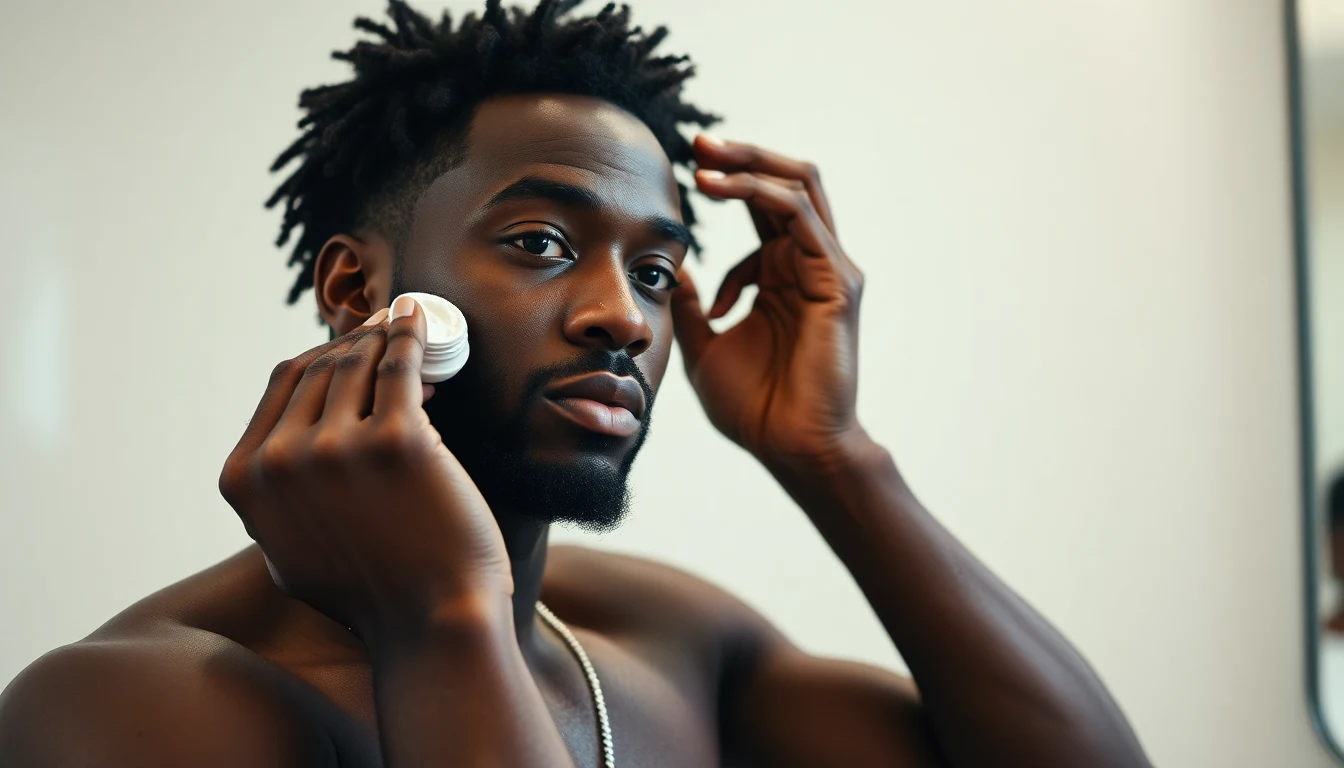 Black Male Hair Care Tips: The Essential Guide (2026) — man applying hair moisturizer