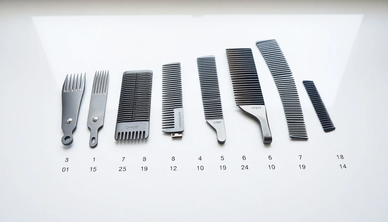 Clipper Guard Sizes: The Complete Guide (With Chart) — hair clipper guard sizes product photography