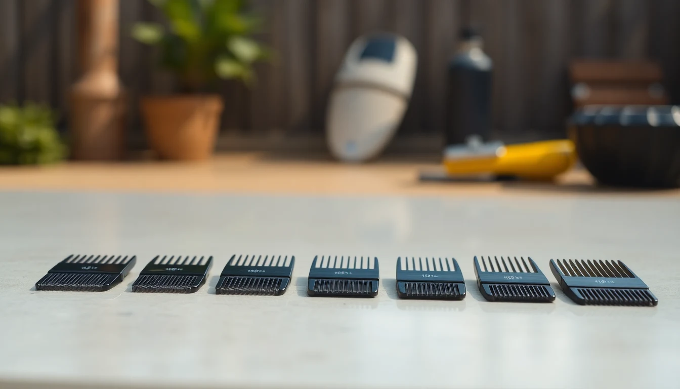 Clipper Guard Sizes: The Complete Guide (With Chart) — hair clipper guard sizes product photography