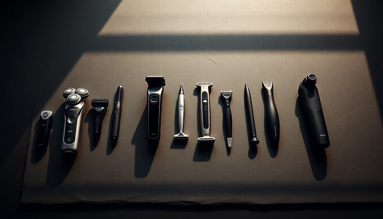 Clipper vs Trimmer: Know the Difference Before You Buy — men's electric razor product photography