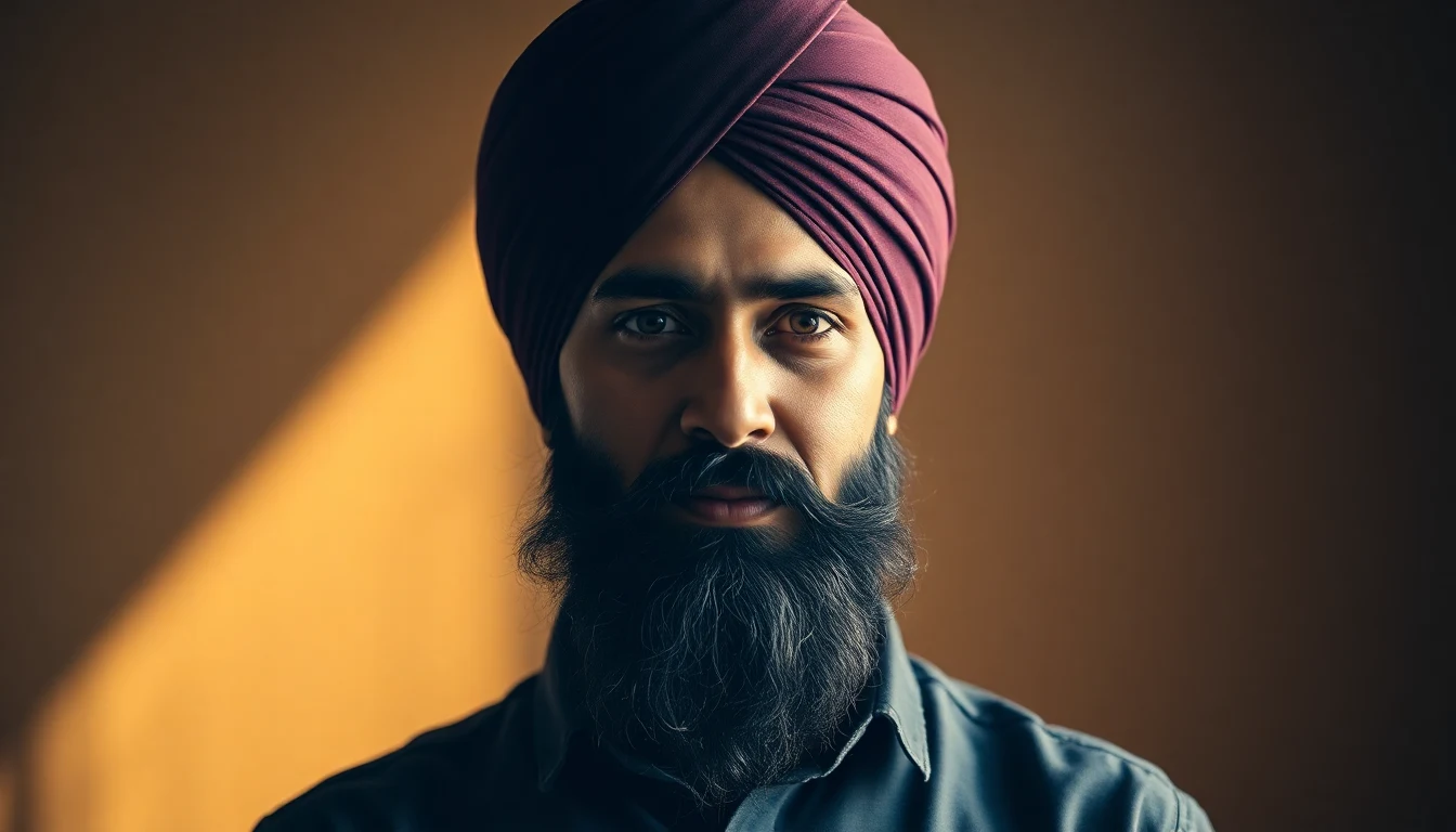 Dastar Tying Styles for Sikh Men: A Complete Guide to Traditional and Modern Turban Wrapping — Sikh man with turban kesh hair care