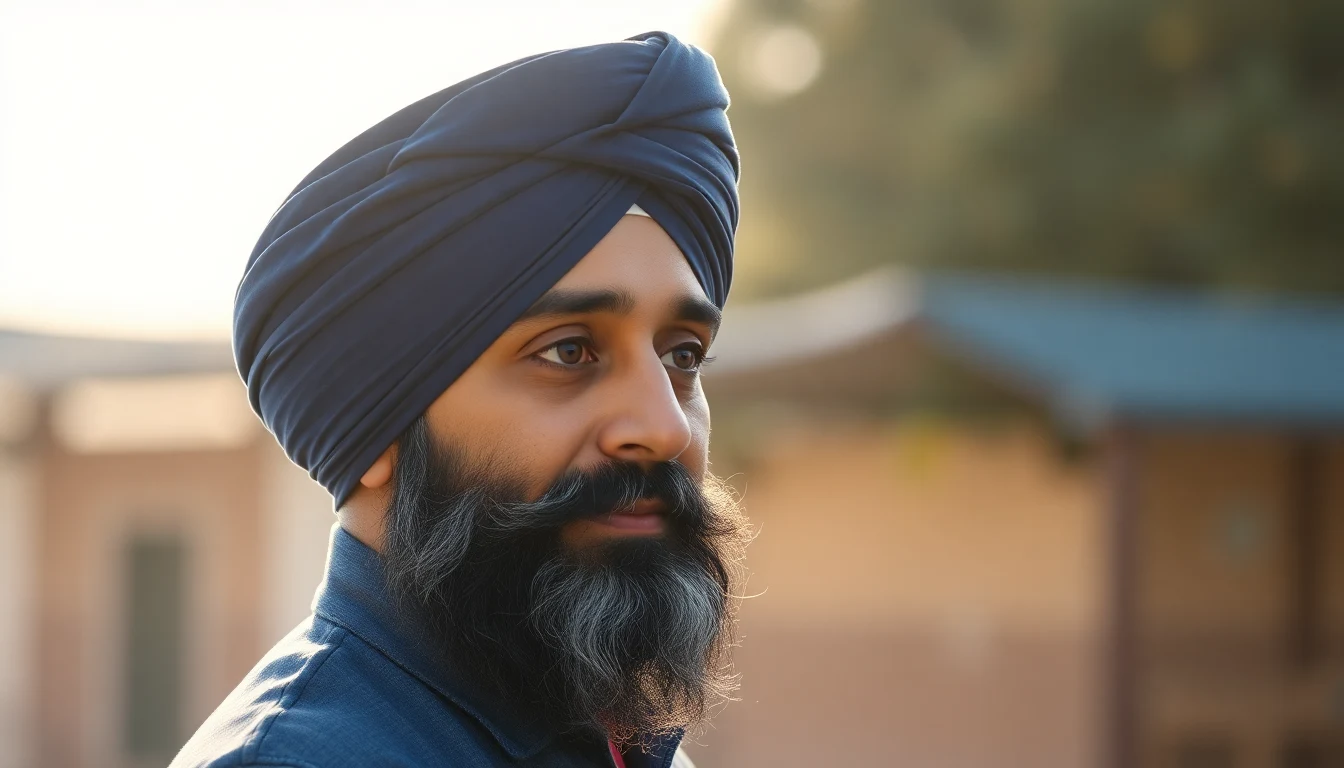 Dastar Tying Styles for Sikh Men: A Complete Guide to Traditional and Modern Turban Wrapping — Sikh man with turban kesh hair care
