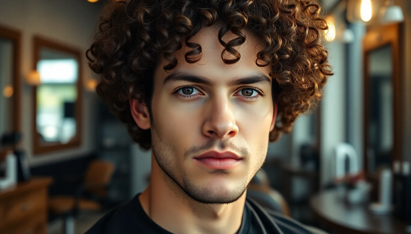 Diffusing Curly Hair for Men: Does It Work and How to Do It Right — man with natural curly hair